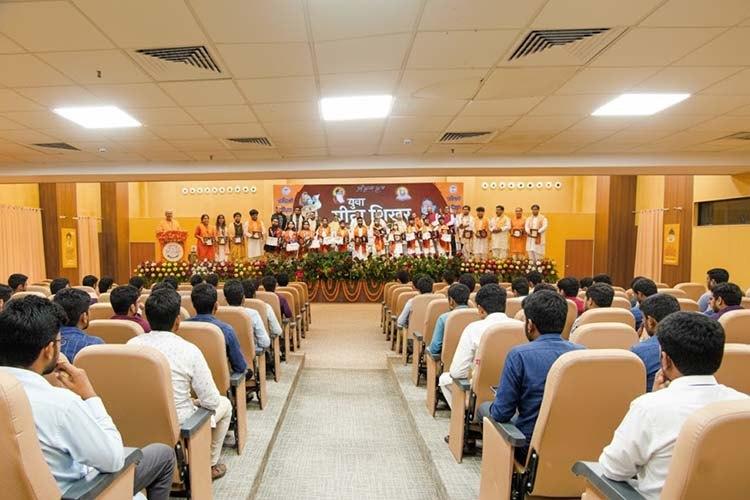 Youth at a Yuva Gita Shivir